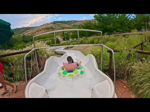 BIG RIVER 🌊 - Villaggio Della Salute Più Bologna Monterenzio 4K - #waterslide